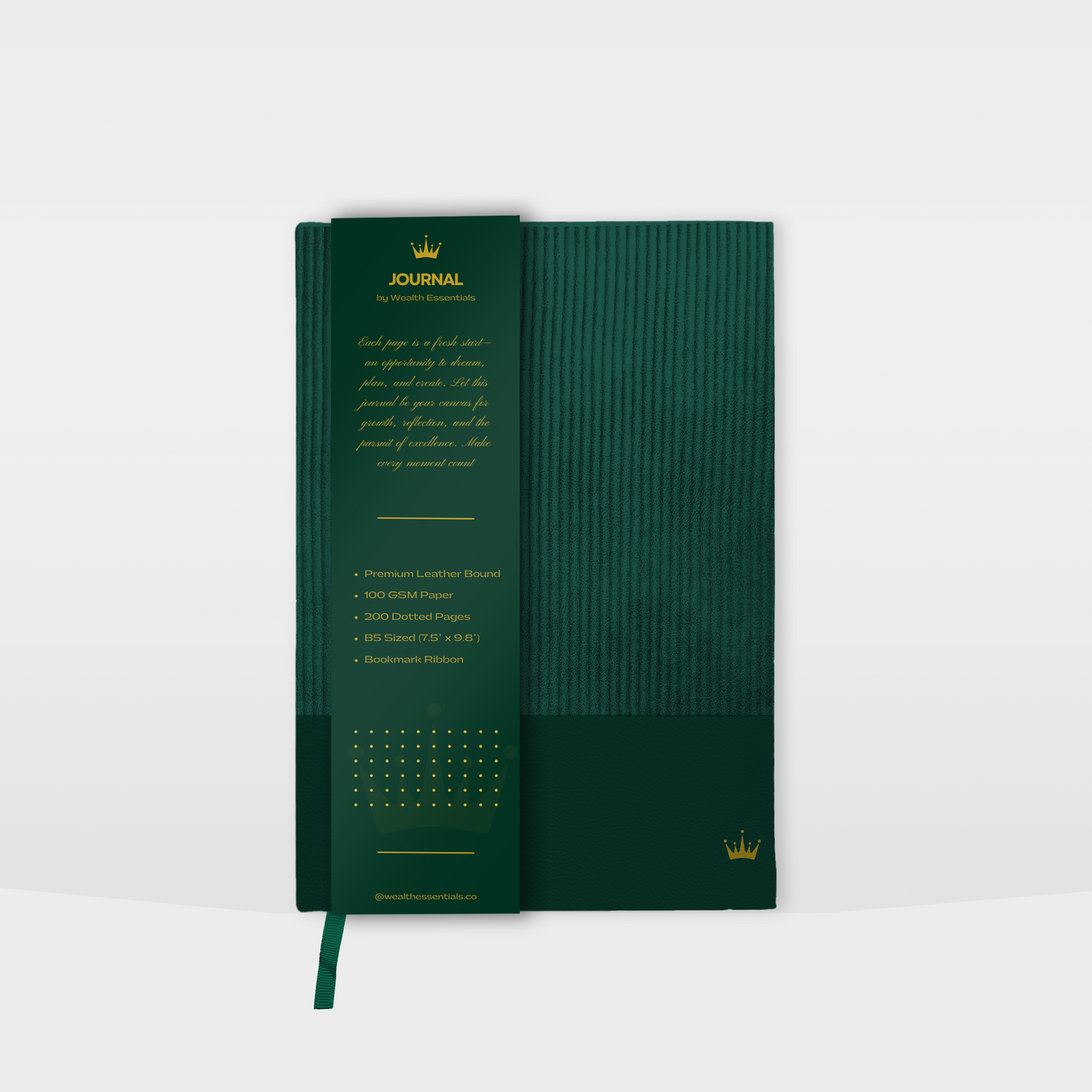 Premium Leather Journal (B5) - Dotted Pages